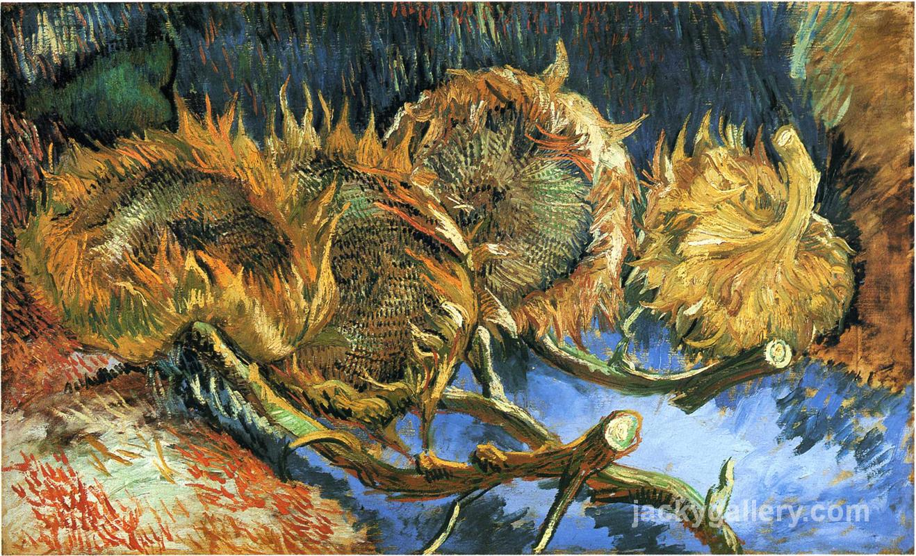 Still Life with Four Sunflowers, Van Gogh painting